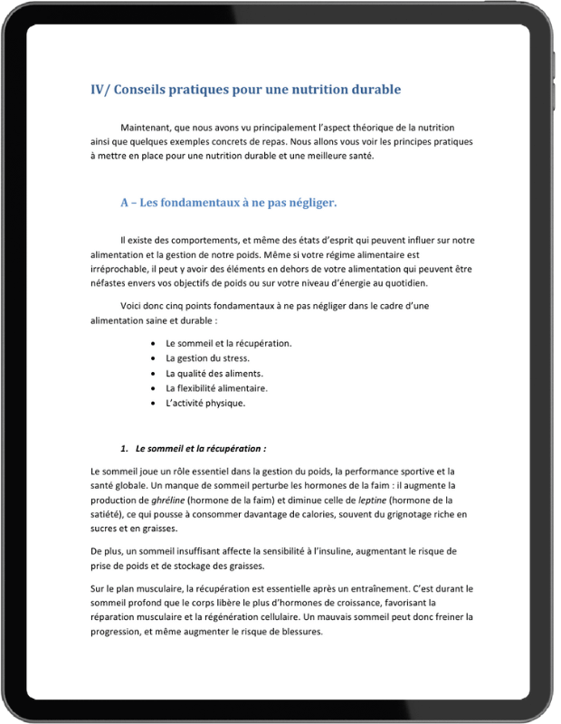 Le guide de la nutrition - E-book